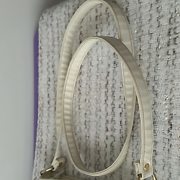 Whiting & Davis vintage metal mesh off-white crossbody purse bag - Picture 14 of 15